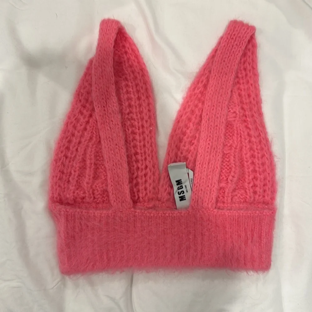 MSGM Hot Pink Bralette - Picture 2 of 4